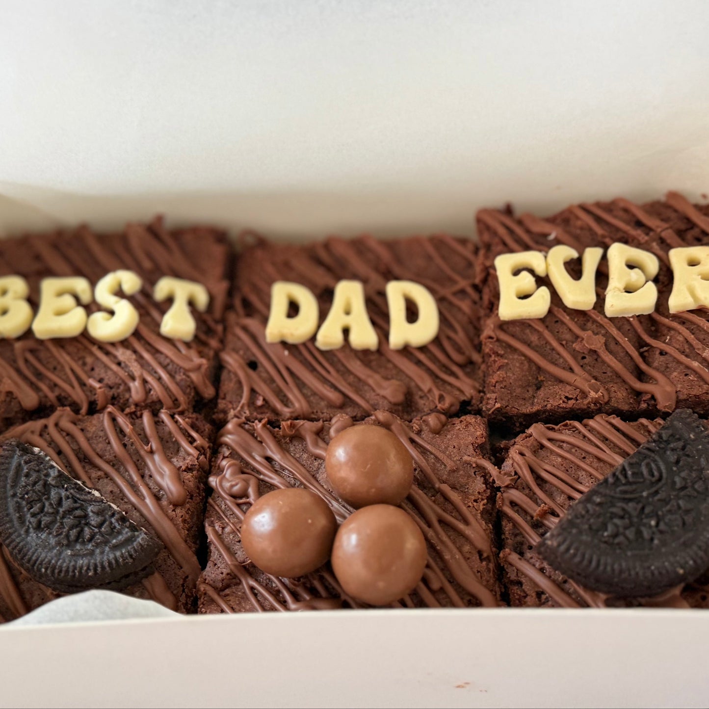 Personalized Father's Day Brownies