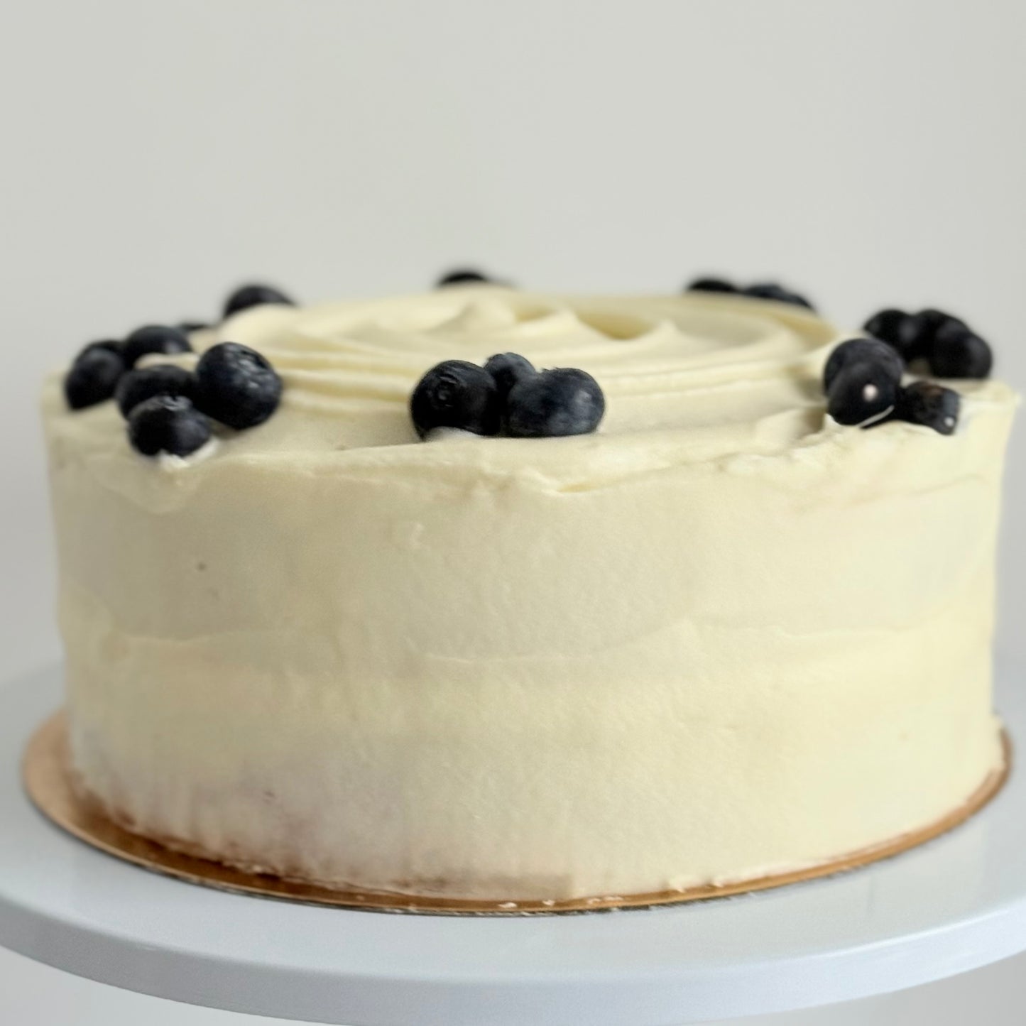 Lemon & Blueberry Cake with Cheese Cream Frosting (8-10 servings)