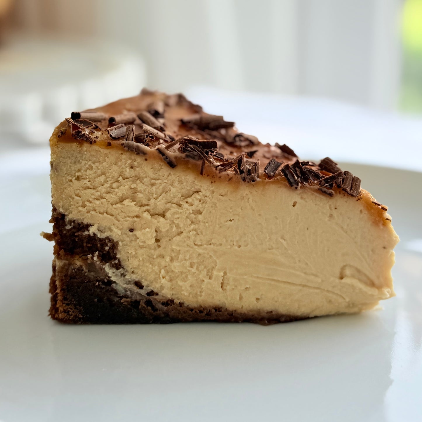 Caramel Cheesecake on Brownie Base (8-10 servings)